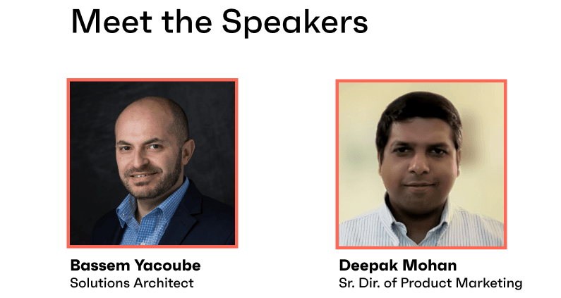 Customize your LLM app webinar speakers: Bassem Yacoube and Deepak Mohan from OctoML